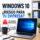 Imagen destacada sobre los riesgos de seguir utilizando Windows 10 en empresas, con portátil mostrando Windows 10 y aviso de seguridad relacionado con el fin del soporte oficial
